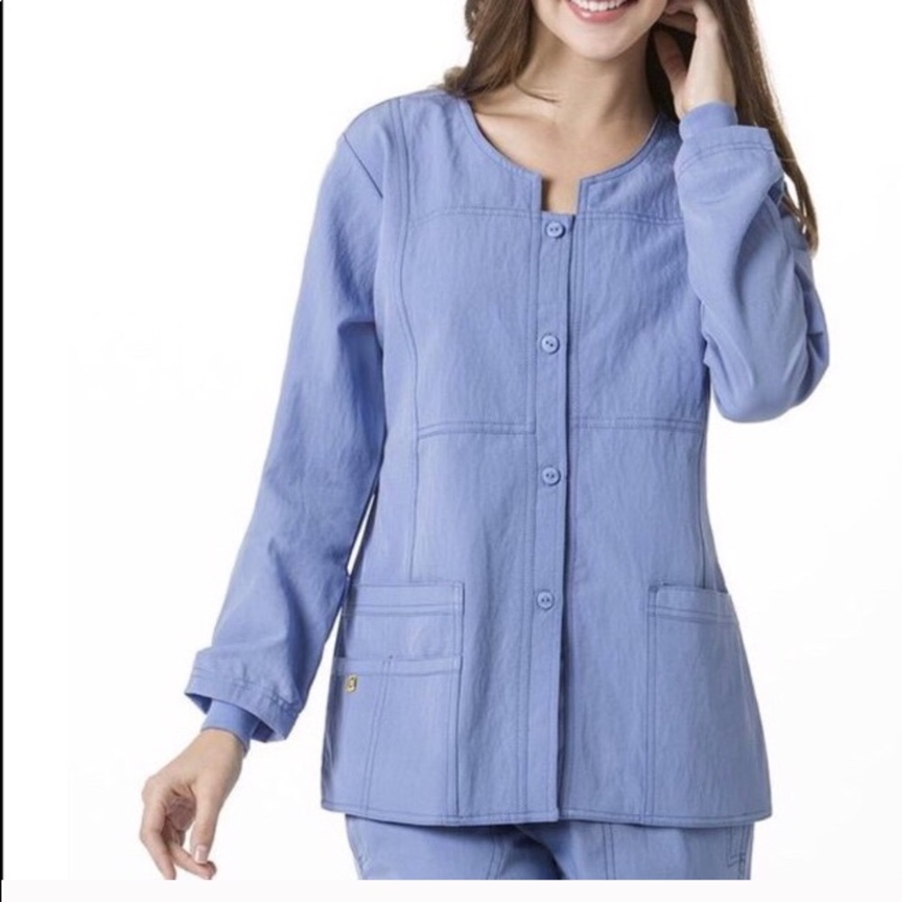 Wonder wink scrub jacket